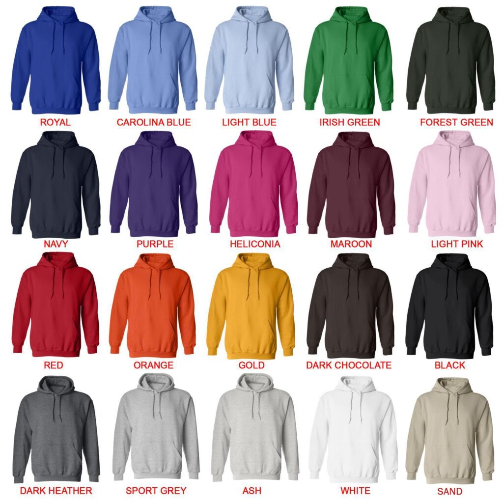 hoodie color chart - Rurouni Kenshin Store